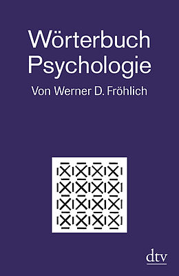 Kartonierter Einband Wörterbuch Psychologie von Werner D. Fröhlich