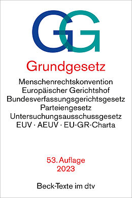 Kartonierter Einband (Kt) Grundgesetz von 