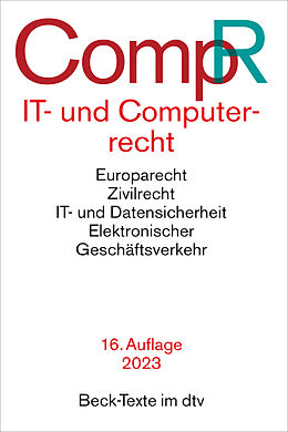 Kartonierter Einband (Kt) IT- und Computerrecht von Jochen Schneider