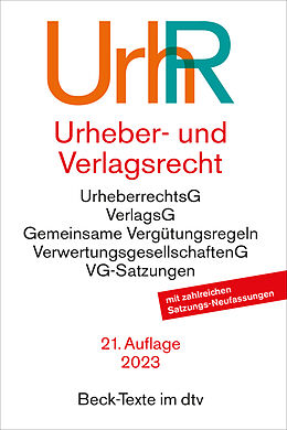 Kartonierter Einband (Kt) Urheber- und Verlagsrecht von 