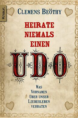 E-Book (epub) Heirate niemals einen Udo von Clemens Beöthy