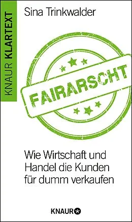 E-Book (epub) Fairarscht von Sina Trinkwalder