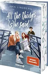 Kartonierter Einband All the things (s)he said von Inka Lindberg