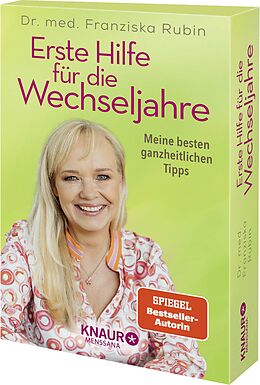 Kartonierter Einband (Kt) Erste Hilfe für die Wechseljahre von Franziska Rubin