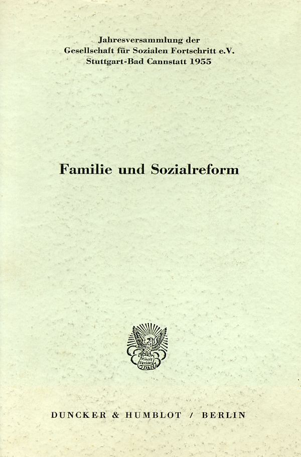 Familie und Sozialreform.