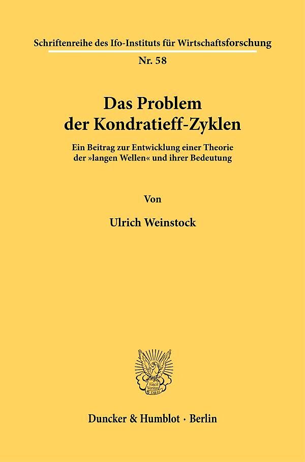 Das Problem der Kondratieff-Zyklen.