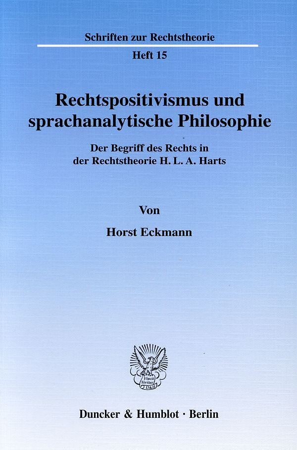 Rechtspositivismus und sprachanalytische Philosophie.