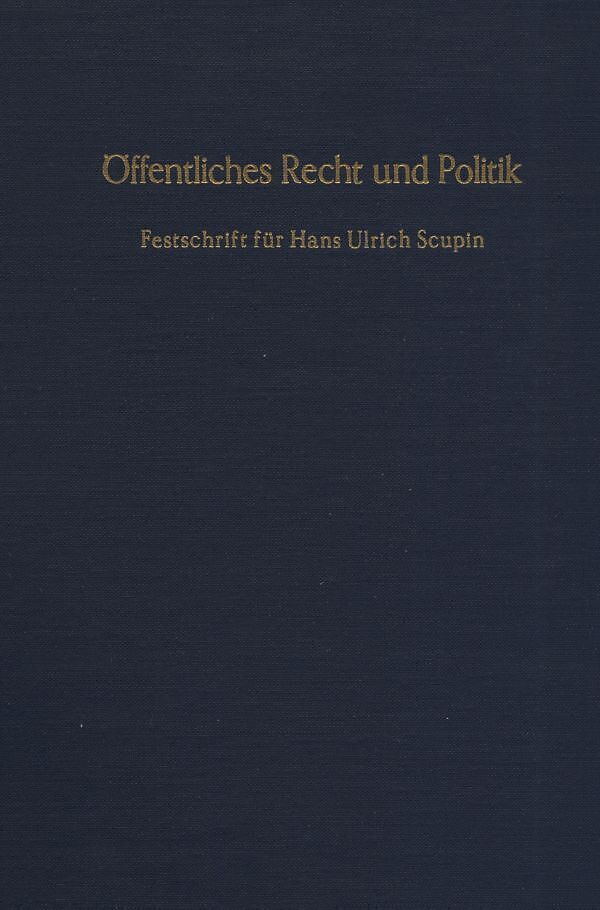 Öffentliches Recht und Politik.