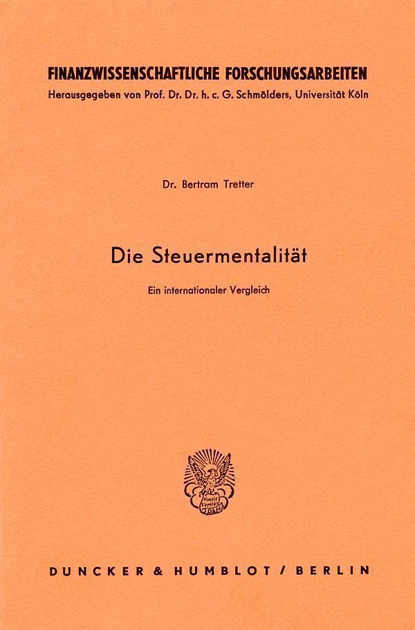 Die Steuermentalität