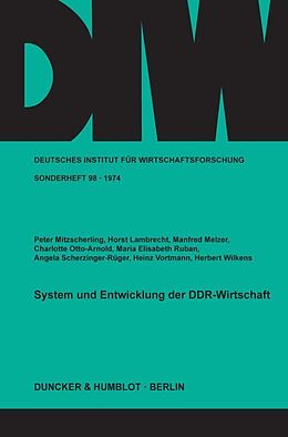 Kartonierter Einband System und Entwicklung der DDR-Wirtschaft von Herbert Wilkens, Peter Mitzscherling, Horst Lambrecht