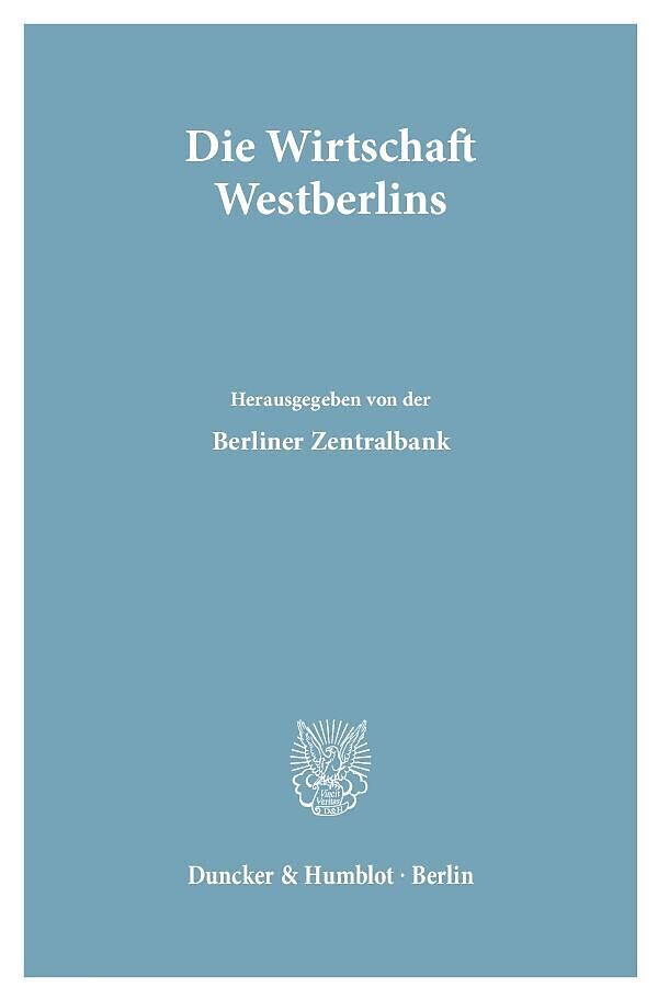 Die Wirtschaft Westberlins