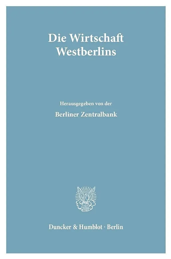 Die Wirtschaft Westberlins