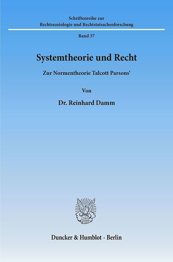Systemtheorie und Recht.
