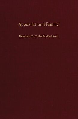Leinen-Einband Apostolat und Familie. von 