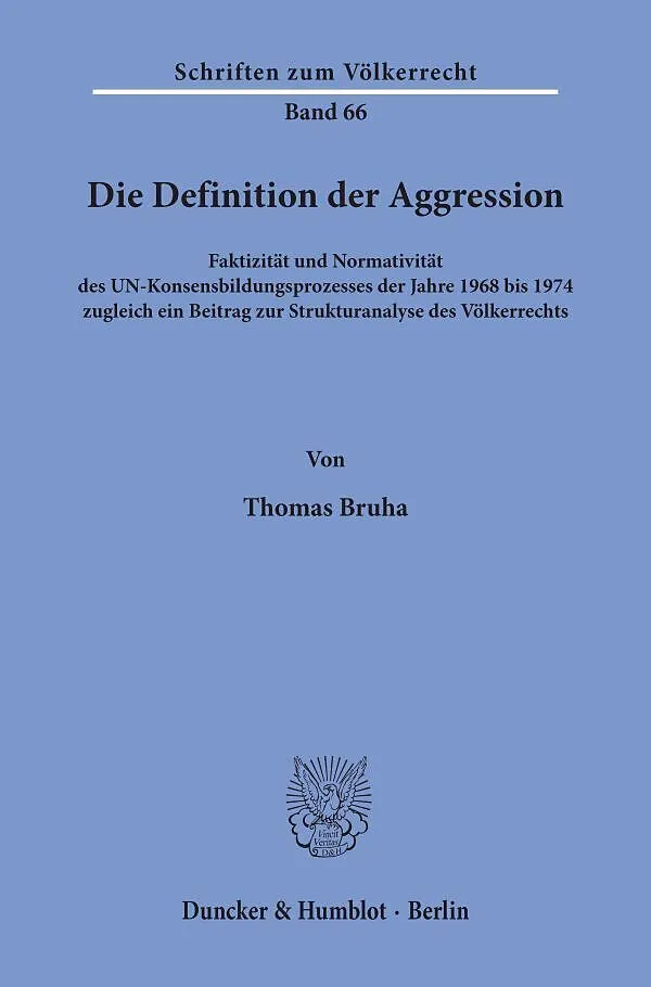 Die Definition der Aggression.