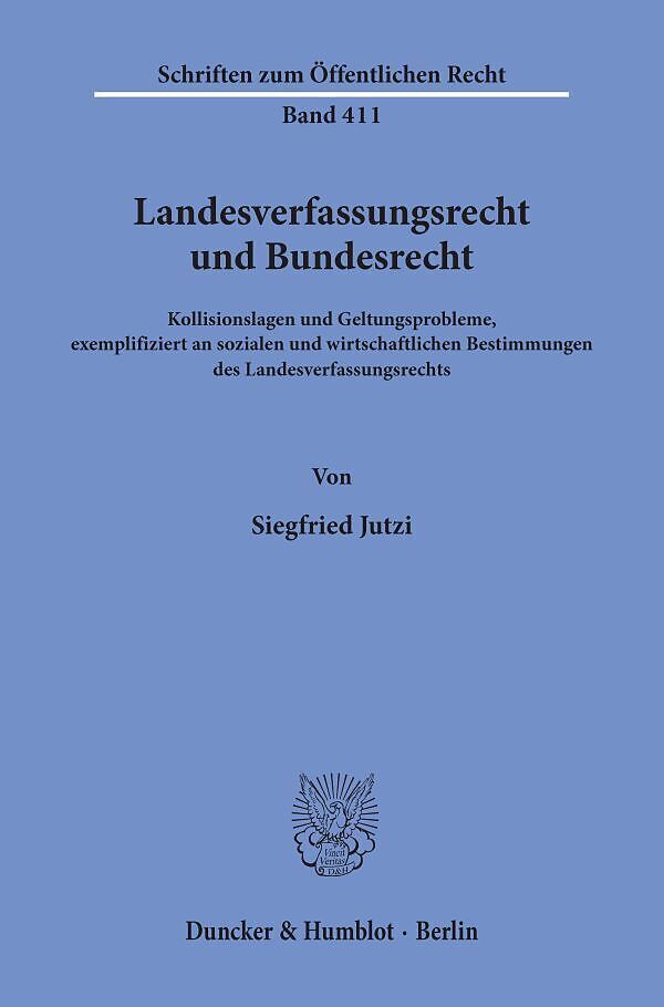 Landesverfassungsrecht und Bundesrecht.