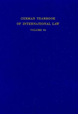 Fester Einband German Yearbook of International Law / Jahrbuch für Internationales Recht. von 