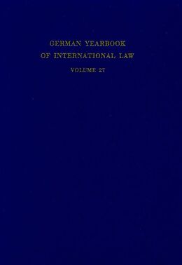 Fester Einband German Yearbook of International Law / Jahrbuch für Internationales Recht. von 