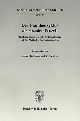 Kartonierter Einband Der Familienzyklus als sozialer Prozeß. von 