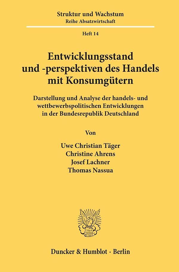Entwicklungsstand und -perspektiven des Handels mit Konsumgütern.
