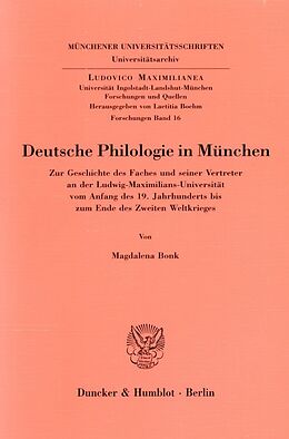Kartonierter Einband Deutsche Philologie in München. von Magdalena Bonk