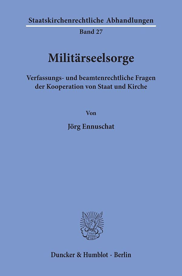 Militärseelsorge.