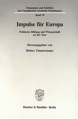 Kartonierter Einband Impulse für Europa. von 