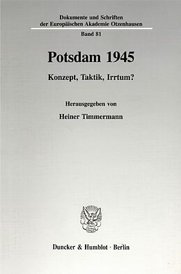 Kartonierter Einband Potsdam 1945. von 