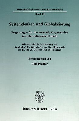 Kartonierter Einband Systemdenken und Globalisierung. von 