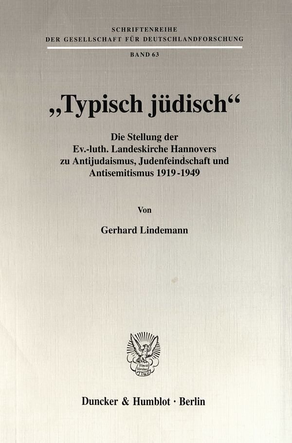 "Typisch jüdisch".
