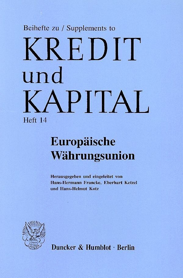 Europäische Währungsunion.