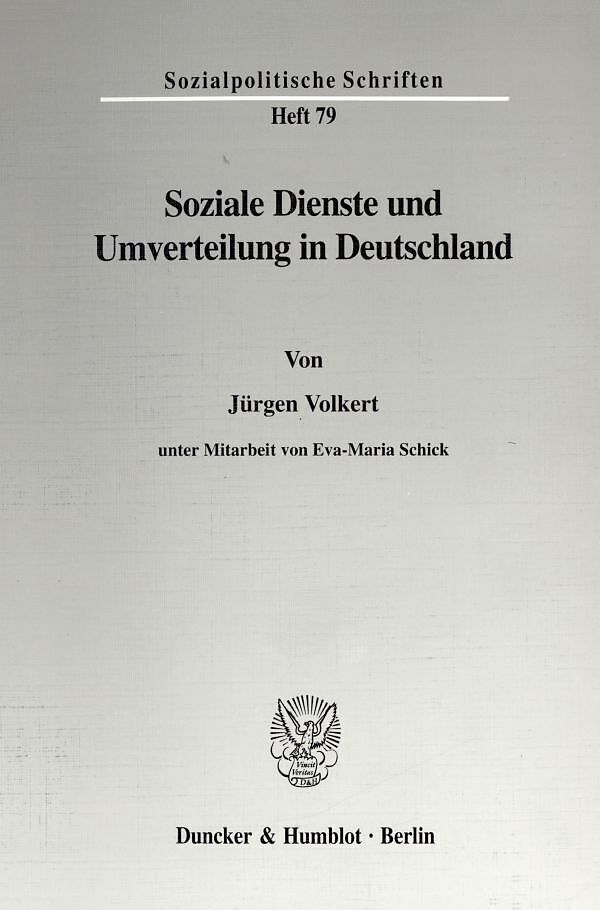 Soziale Dienste und Umverteilung in Deutschland.