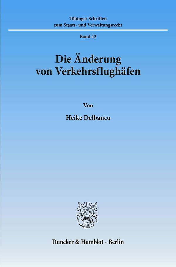 Die Änderung von Verkehrsflughäfen.