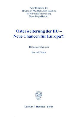 Kartonierter Einband Osterweiterung der EU - Neue Chancen für Europa?! von 