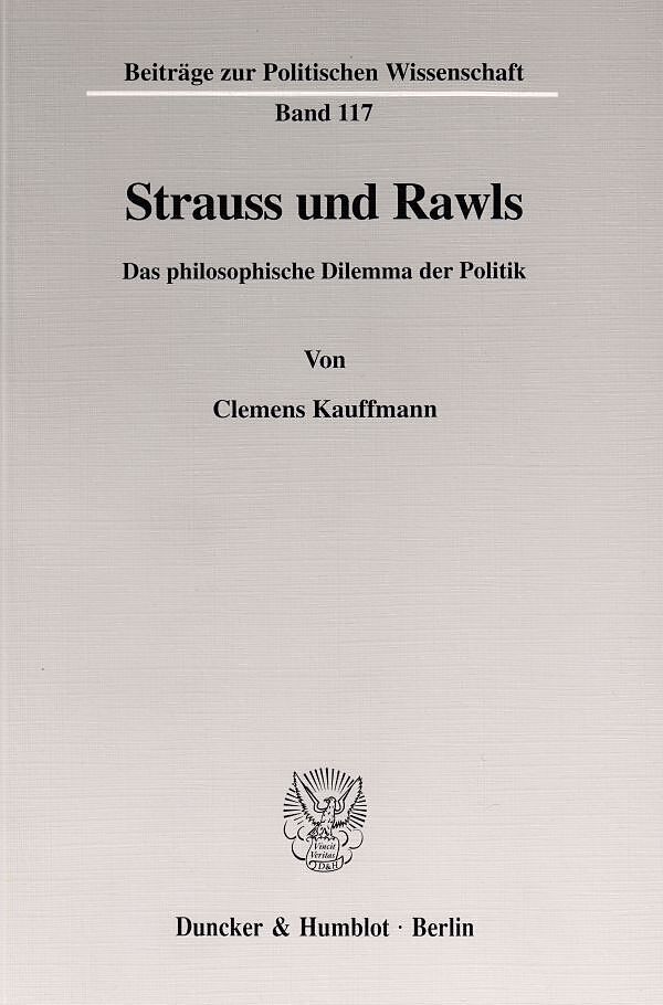 Strauss und Rawls.