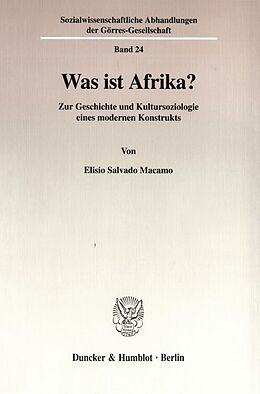 Kartonierter Einband Was ist Afrika? von Elisio Salvado Macamo