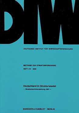 Kartonierter Einband Deutschland im Strukturwandel. von Dietmar Edler, Bernd Görzig, Dieter Schumacher