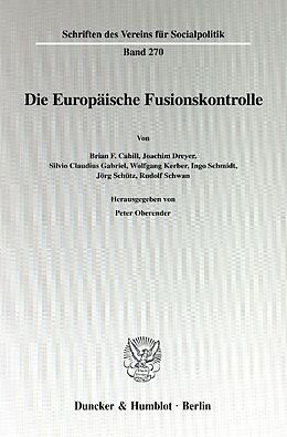 Kartonierter Einband Die Europäische Fusionskontrolle. von 