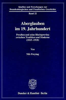 Kartonierter Einband Aberglauben im 19. Jahrhundert. von Nils Freytag