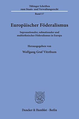 Kartonierter Einband Europäischer Föderalismus. von 