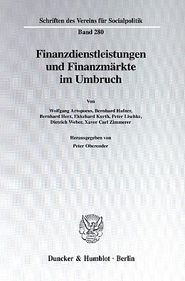 Kartonierter Einband Finanzdienstleistungen und Finanzmärkte im Umbruch. von 