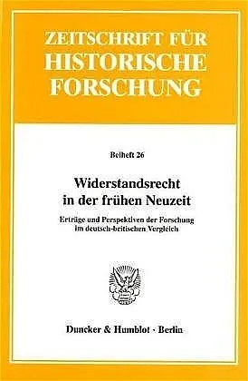 Widerstandsrecht in der frühen Neuzeit.