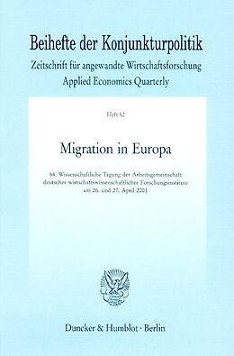 Kartonierter Einband Migration in Europa. von 