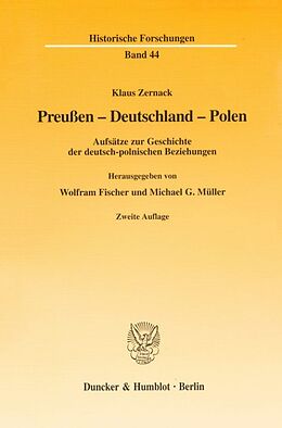 Kartonierter Einband Preußen - Deutschland - Polen. von Klaus Zernack
