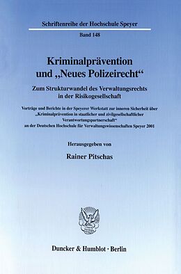 Kartonierter Einband Kriminalprävention und "Neues Polizeirecht". von 