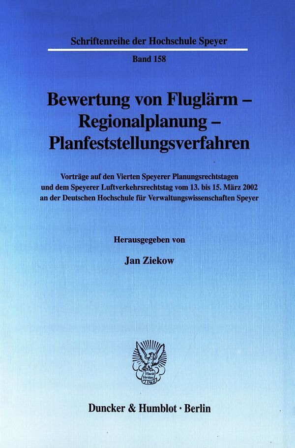 Bewertung von Fluglärm - Regionalplanung - Planfeststellungsverfahren.