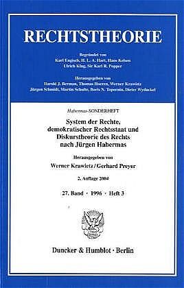 System der Rechte, demokratischer Rechtsstaat und Diskurstheorie des Rechts nach Jürgen Habermas.