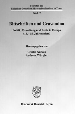 Kartonierter Einband Bittschriften und Gravamina. von 
