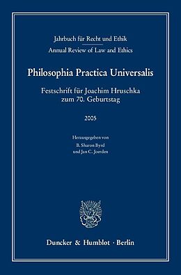 Fester Einband Jahrbuch für Recht und Ethik - Annual Review of Law and Ethics. von 