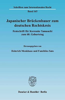 Fester Einband Japanischer Brückenbauer zum deutschen Rechtskreis. von 